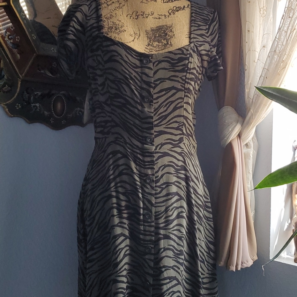 Hollister Zebra Dress